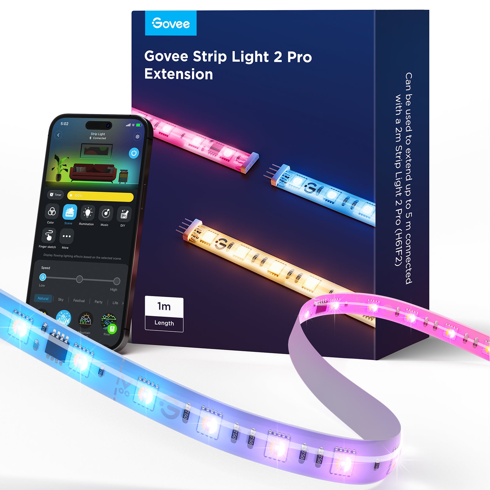 Govee Strip Light 2 Pro - 1M Extension