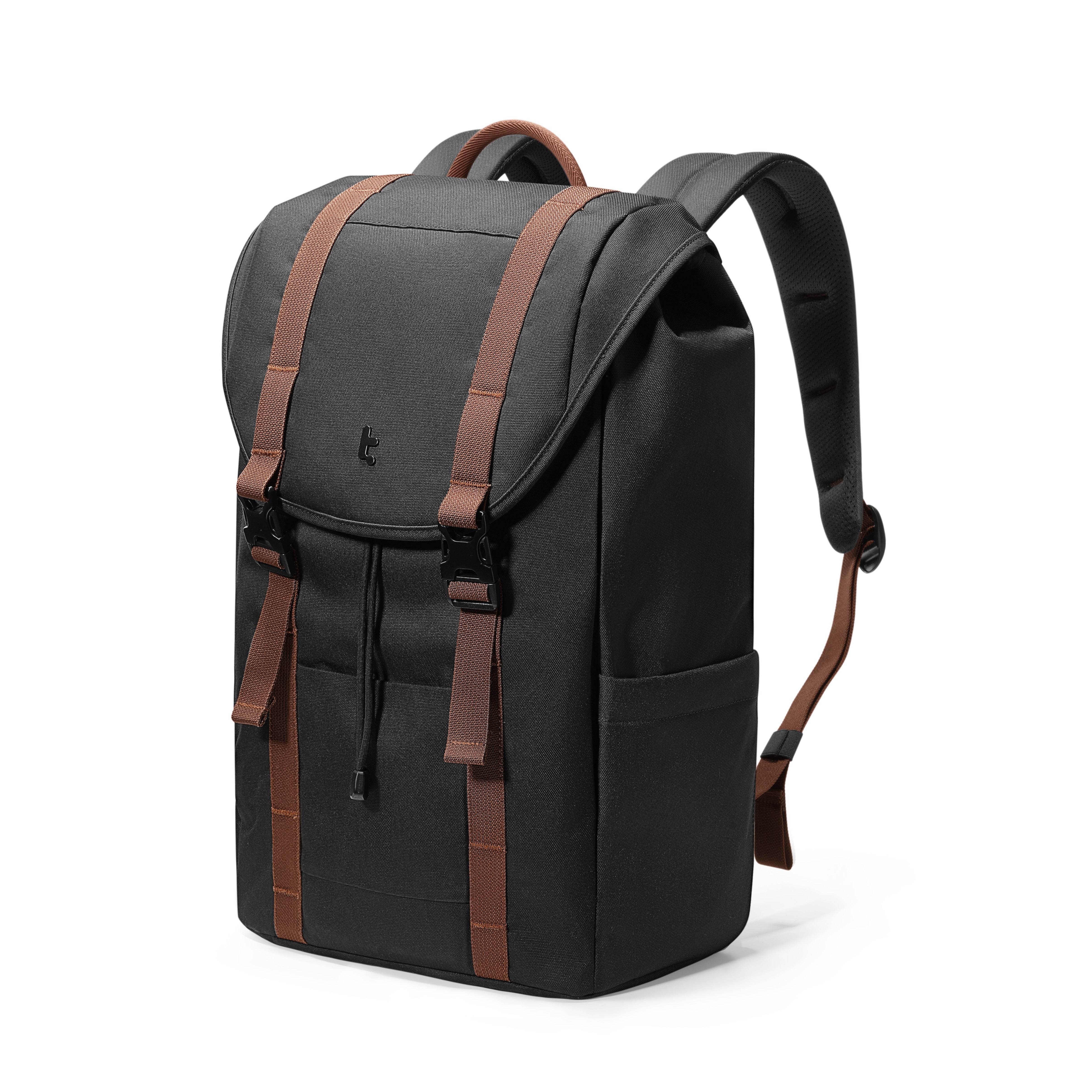 tomtoc - VintPack Laptop Backpack 15.6 Inch - Black