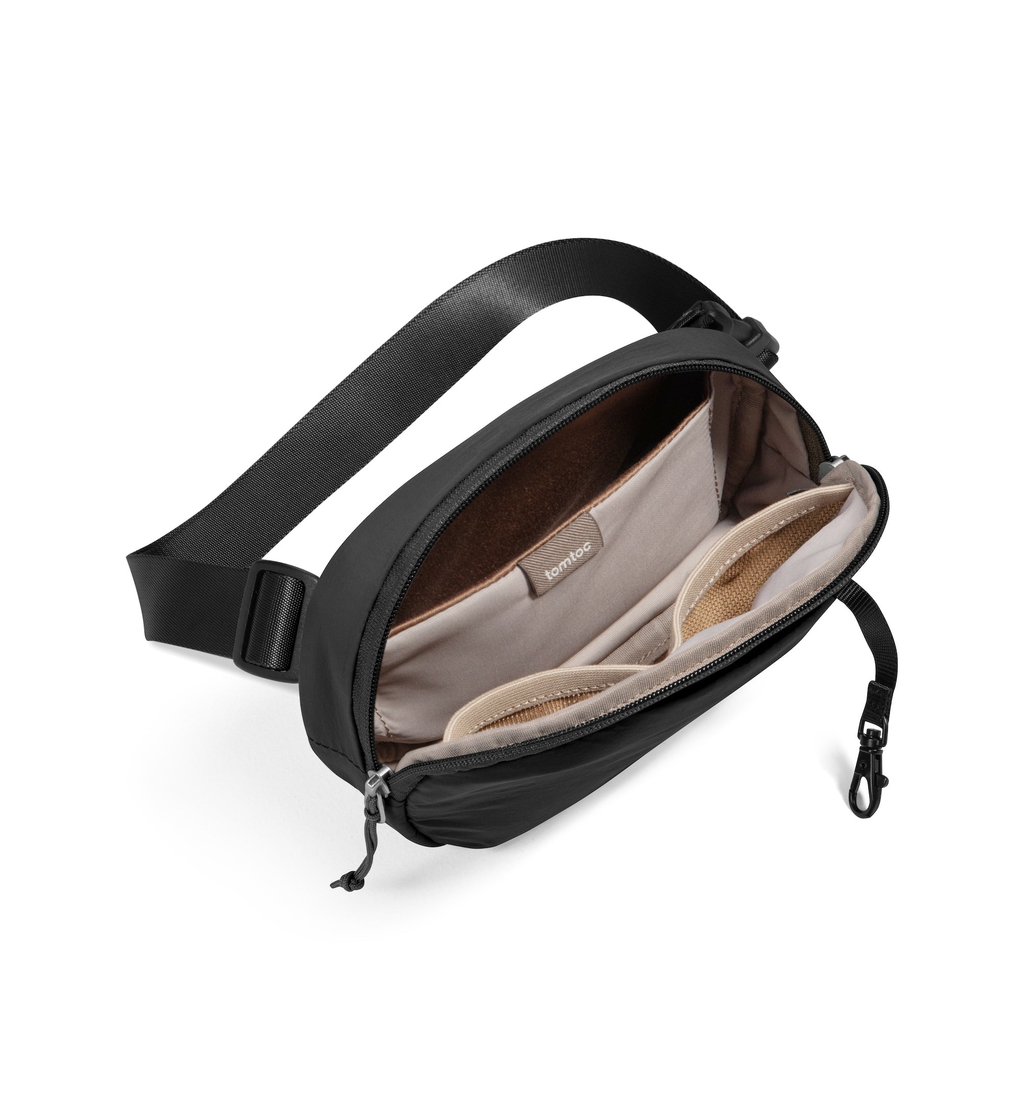 tomtoc Sling Bean Belt Bag 1.5L - Black